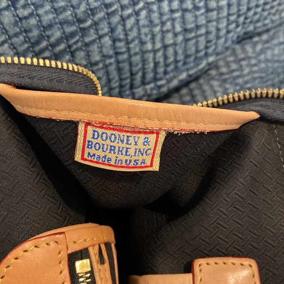 Dooney & Bourke. Original D&B leather & canvas satchel - Picture 7 of 10